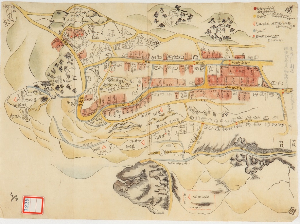 上相川一筆絵図の画像