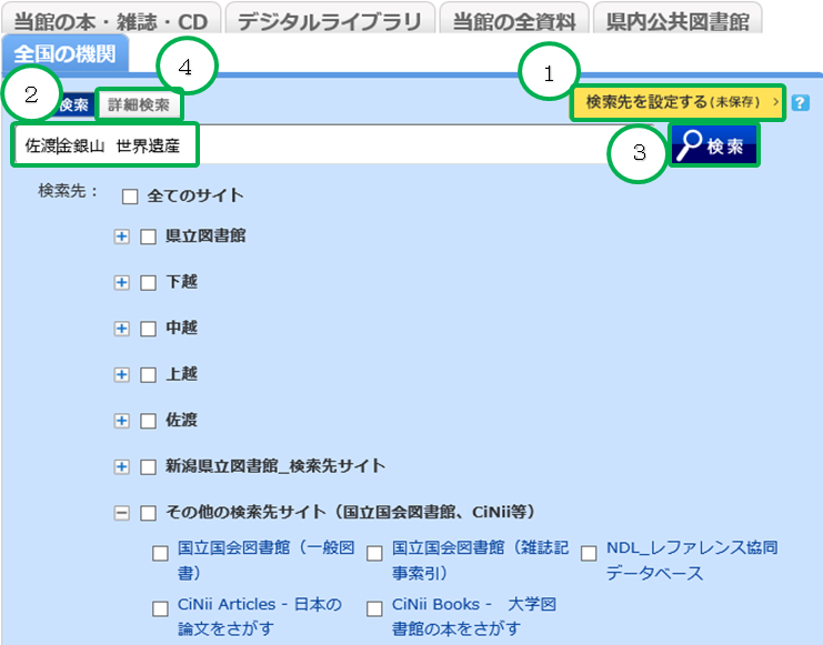 全国の機関の画像