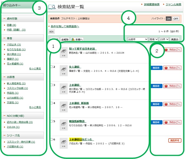 検索結果一覧の画像