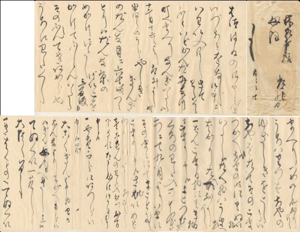 中頸城郡石神村林泉寺文書「常野から母に宛てた手紙」（一部）