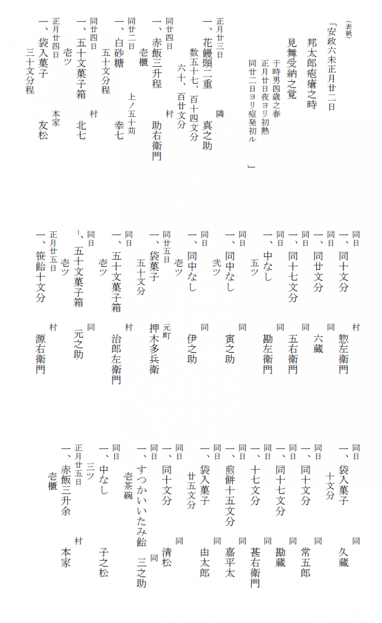 解読文1の画像