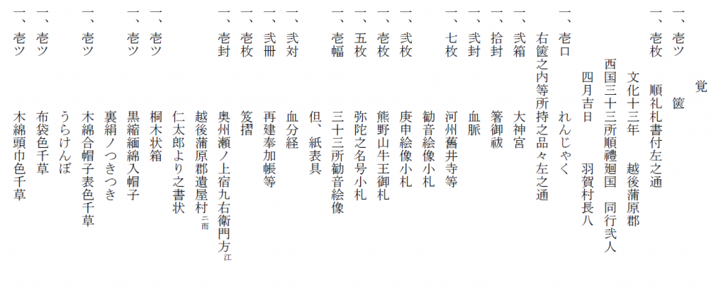 解読文1の画像