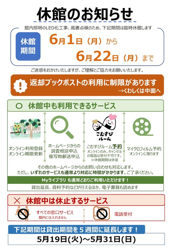 臨時休館チラシ1